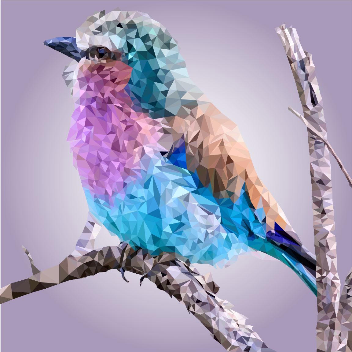 bird low poly-01